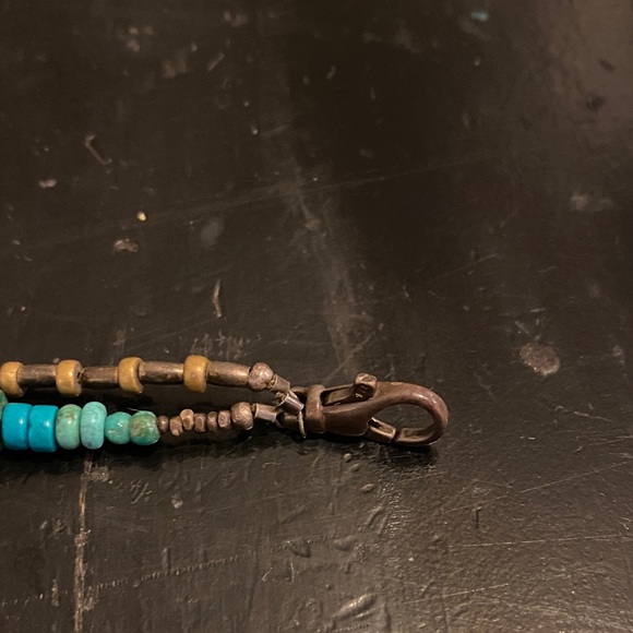 Sundance Turquoise, Copper and Sterling Bracelet - Picture 5 of 7